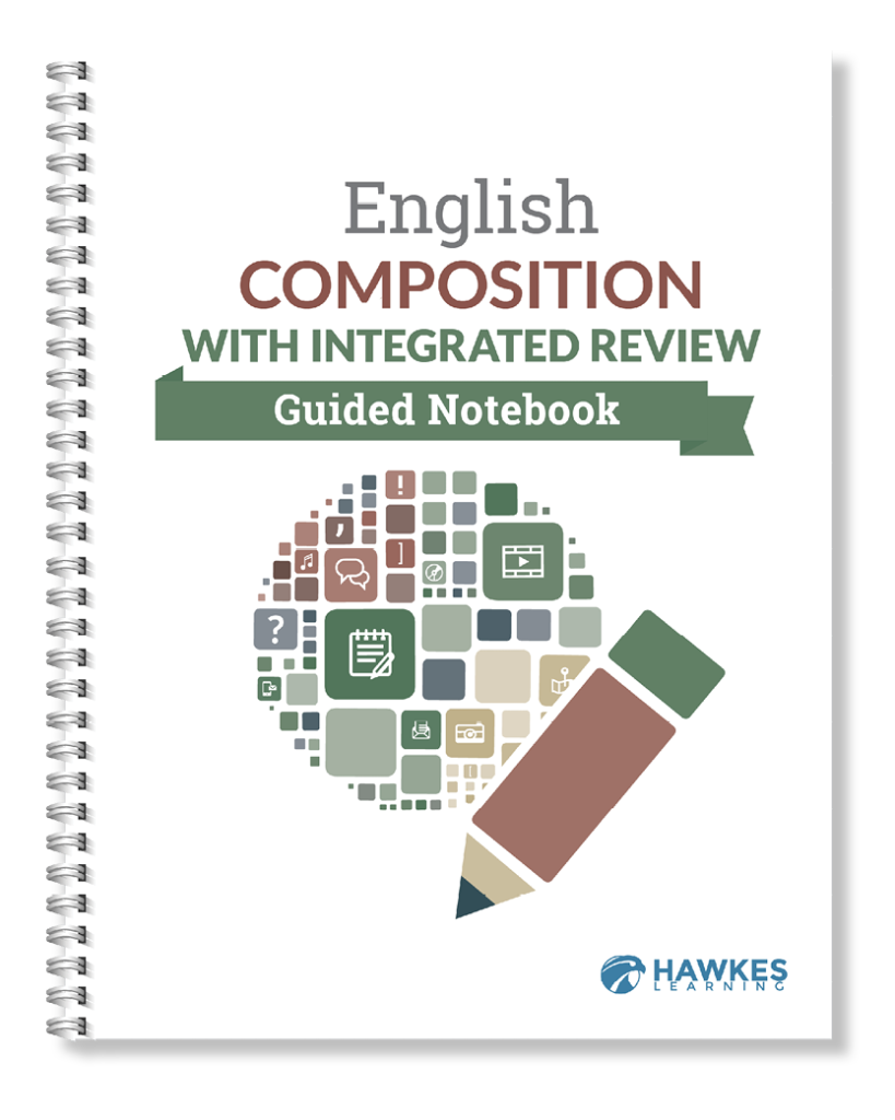 English Composition with Integrated Review Guided Notebook cover